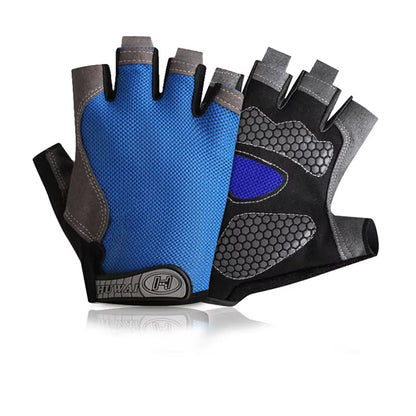 Ultimate Breathable Anti-Slip Fingerless Gloves for Summer Fitness, Cycling & Fishing - Unisex Design
