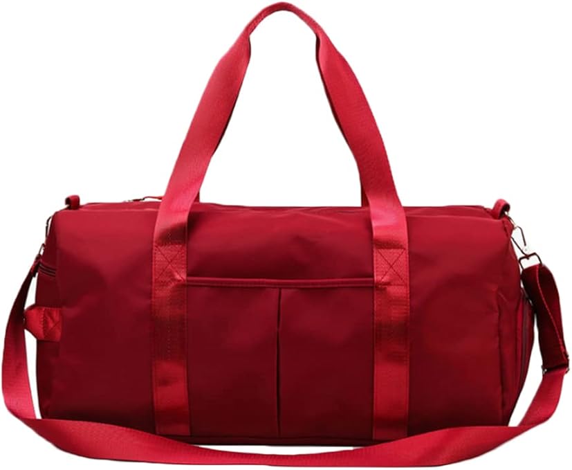 Premium Light Blue Gym Duffel Bag with Shoe Storage & Wet Pocket – Perfect for Sports & Travel