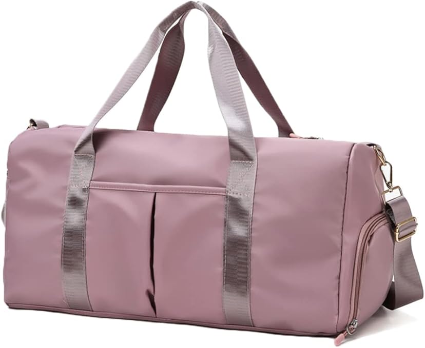 Premium Light Blue Gym Duffel Bag with Shoe Storage & Wet Pocket – Perfect for Sports & Travel