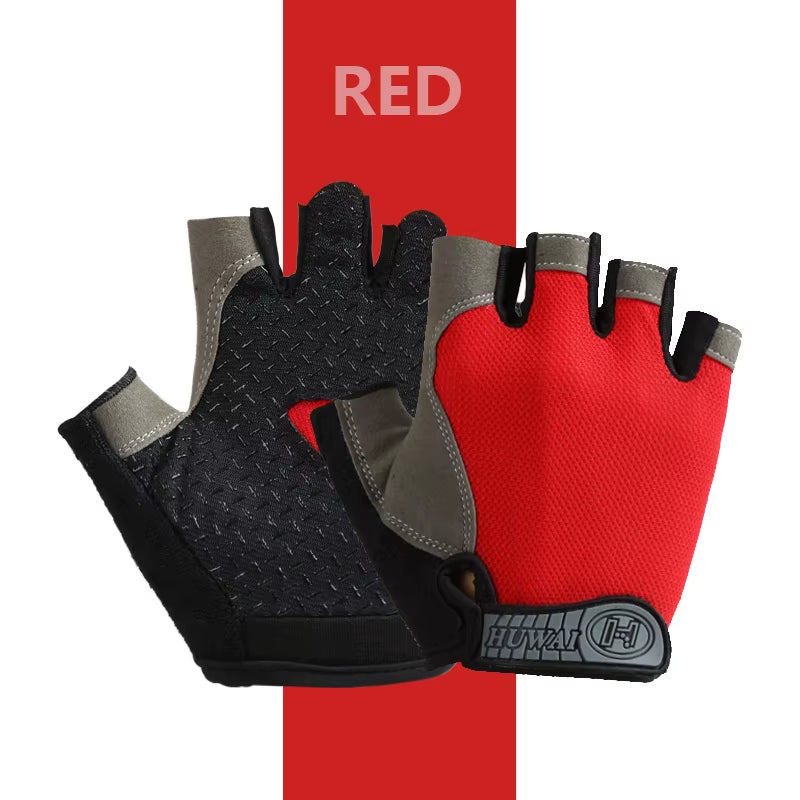 Ultimate Breathable Anti-Slip Fingerless Gloves for Summer Fitness, Cycling & Fishing - Unisex Design