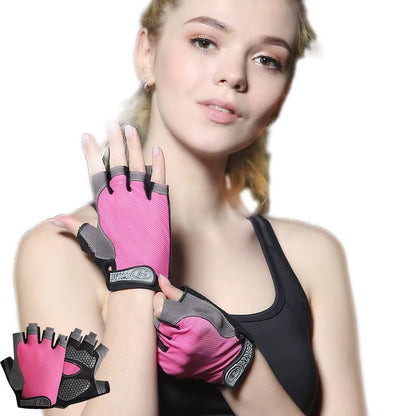 Ultimate Breathable Anti-Slip Fingerless Gloves for Summer Fitness, Cycling & Fishing - Unisex Design
