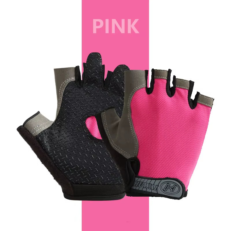 Ultimate Breathable Anti-Slip Fingerless Gloves for Summer Fitness, Cycling & Fishing - Unisex Design