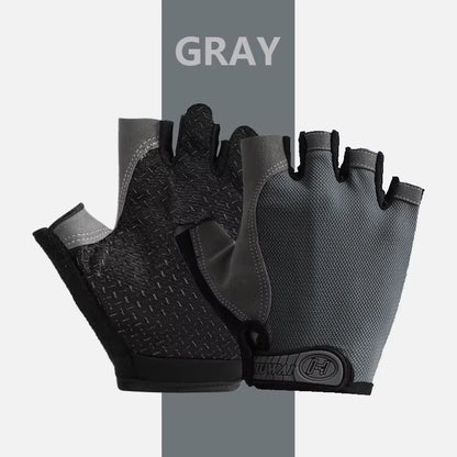 Ultimate Breathable Anti-Slip Fingerless Gloves for Summer Fitness, Cycling & Fishing - Unisex Design