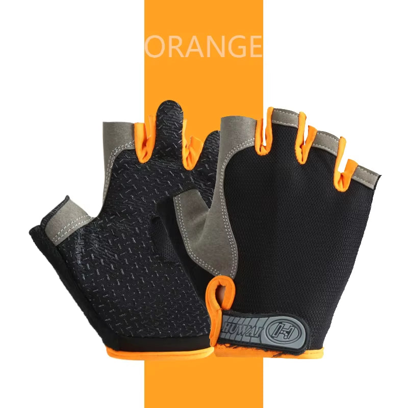 Ultimate Breathable Anti-Slip Fingerless Gloves for Summer Fitness, Cycling & Fishing - Unisex Design