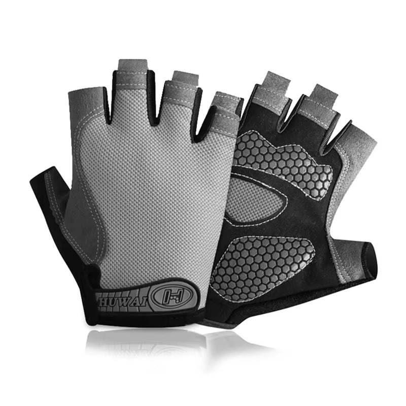 Ultimate Breathable Anti-Slip Fingerless Gloves for Summer Fitness, Cycling & Fishing - Unisex Design