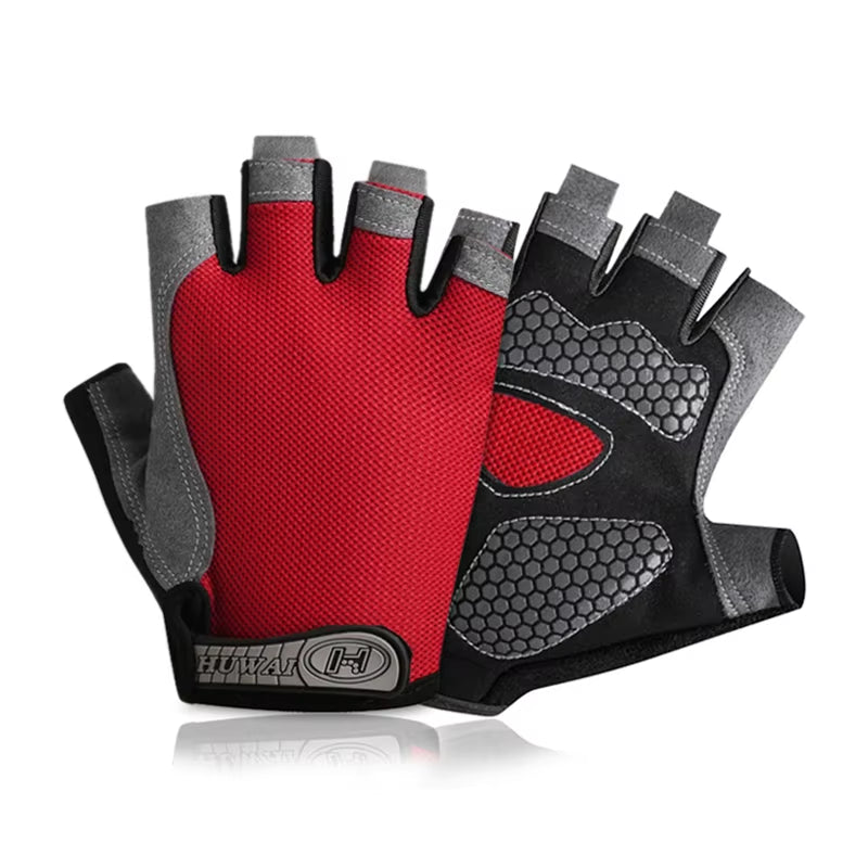 Ultimate Breathable Anti-Slip Fingerless Gloves for Summer Fitness, Cycling & Fishing - Unisex Design